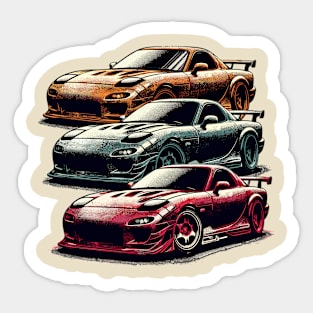 Mazda RX7 Sticker